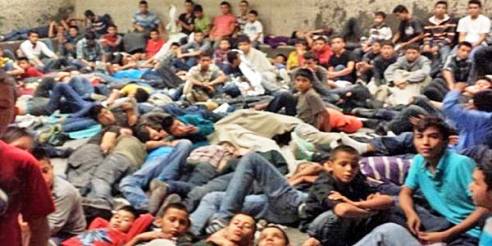 Image result for migrant children us detention